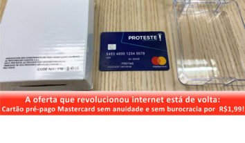 Como os brasileiros estão conseguindo um cartão pré-pago Mastercard sem anuidade por R,99