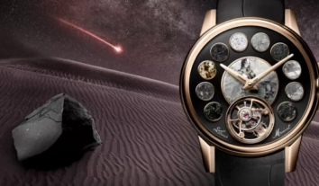 Relógio Suíço com meteoritos quebra recorde do Guinness e custa mais de R$ 1 milhão