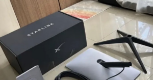 Materiais da Starlink.