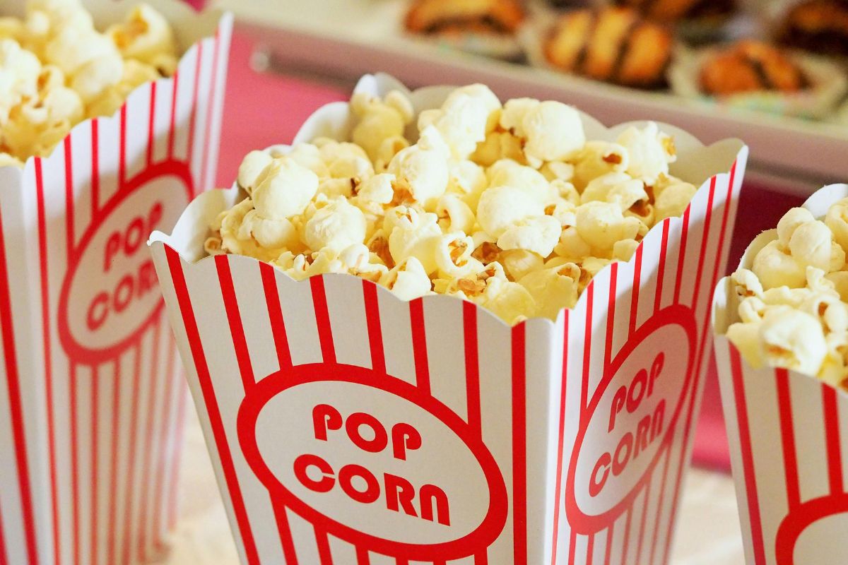 Pipoca também entra na promoção do cinema | Imagem: Pexels